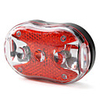 3-LED 7-Mode Red White Light Safty Warning Bicycle Tail Lamp