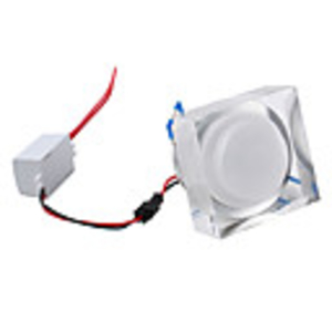 3-LED Acrylic 6000-6500K White LED Ceiling Bulbs (85-265V)