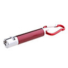 3-LED Flood-to-Throw White Light LED Flashlight with Carabiner Clip(Color Assorted)