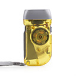 3 LED Hand Pressing Flashlight,  Yellow