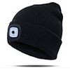 3 LED Light LED LED Beanie Hat with Light Rechargeable Emitters Rechargeable Convenient Touch Control Anti-Slip Ultra Light (UL) Camping / Hiking / Caving Fishing Outdoor White Black Blue
