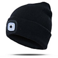 3 LED Light LED LED Beanie Hat with Light Rechargeable Emitters Rechargeable Convenient Touch Control Anti-Slip Ultra Light (UL) Camping / Hiking / Caving Fishing Outdoor White Black Blue