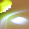 3-LED Mini Solar Light Keychain - Yellow