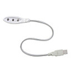 3-LED USB Light for Laptop (Silver)