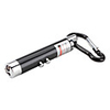 3-LED White Light Red Laser with Carabiner (5mW)