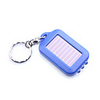 3-LED White Light Solar Powered Self-Recharge Flashlight Keychain -Blue