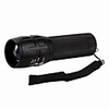 3-Mode LED Flashlight with A Hand Strap Black