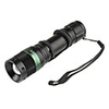 3-Mode No-Slip Rubber Ring Cree Q5 LED Zooming Flashlight (1x18650,  3xAAA)