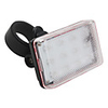 3-Mode Red and Blue 12-LED Bicycle Light with Mounting Bracket