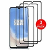 [3-pack] for oneplus 7t screen protector, tempered glass [anti-scratch][bubble-free] 9h hardness case friendly compatible with oneplus 7t