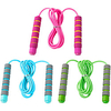 3 Pack Adjustable Soft Skipping Rope Fitness Skipping Rope with Skin-Friendly Foam Handles for Kids Students for Outdoor Activity Party Favor Exercise Activity miniinthebox