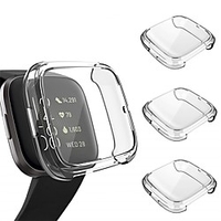 3 Pack Screen Protector Compatible Fitbit Versa 2 Case GHIJKL Ultra-Thin Slim Soft TPU Protective Case All-Around Full Cover Bumper Shell for Fitbit Versa 2 miniinthebox