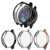 3 pack screen protector compatible with garmin venu case,  soft tpu bumper full around anti-scratch cover for garmin venu gps smartwatch,  black/silver/rose gold