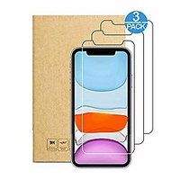 3-Pack Transparent Phone Screen Protector For iPhone 13 12 11 XR iPhone 12mini And iPhone XSmax Tempered Glass Screen Protector For iPhone 11 pro iPhone X/8/7 plus miniinthebox