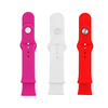 3 pack Watch Band for Apple Watch Series 6 SE 5 4 3 2 1 Apple Classic Buckle Silicone Wrist Strap