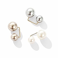 3 pairs fashion pearl brooch safety pins,  tops decoration for women girls home wedding party decoration (mixing)