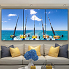 3 Panels Poster Decoration Painting canvas Modern Landscape Pictures for Wall Decor miniinthebox