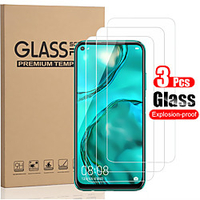 3 PCS Protector Screen for Huawei P40 Lite/P40/P30/P30 Lite/P20/P20 Lite/P20 Pro/P10/P10 Plus High Definition (HD) / 9H Hardness Tempered Glass miniinthebox