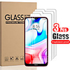 3 PCS Protector Screen for Redmi 8/8A/7A/7/6/6A/Note 9/Note 9s/Note 9 Pro/Note 9 Pro Max /Note 8 High Definition (HD) / 9H Hardness Tempered Glass