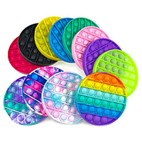 3 pcs Push Bubble Sensory Toy Autism Needs Squishy Stress Reliever Toys Adult Child Funny Anti-stress Fidget It Decompression Gifts miniinthebox