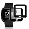 3 PCS Screen Protector for Fitbit Versa/Versa 2 Anti-Scratch 3D Protective Full Coverage Tempered Glass Screen Film