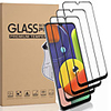 3 PCS Screen Protector for Samsung Galaxy A50s/A30s/A20s/A40s/A10s/A70s/M30s/M10/M20/M30 Full Tempered Glass Front Screen Protector High Definition (HD) / 9H Hardness