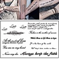 3 pcs Temporary Tattoos Eco-friendly Body / brachium / Chest Water-Transfer Sticker / Decal-style temporary tattoos / Tattoo Sticker