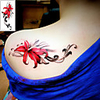 3 pcs Temporary Tattoos Smooth Sticker / Safety Body / brachium / Shoulder Card Paper Tattoo Stickers