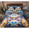 3-piece duvet cover set hotel bedding sets comforter cover with soft lightweight microfiber,  include 1 duvet cover,  2 pillowcases for double/queen/king(1 pillowcase for twin/single)