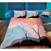3-piece duvet cover set hotel bedding sets comforter cover with soft lightweight microfiber,  include 1 duvet cover,  2 pillowcases for double/queen/king(1 pillowcase for twin/single)