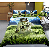 3-Piece Duvet Cover Set Hotel Bedding Sets Comforter Cover with Soft Lightweight Microfiber,  Include 1 Duvet Cover,  2 Pillowcases for Double/Queen/King(1 Pillowcase for Twin/Single)