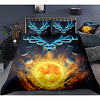 3-Piece Duvet Cover Set Hotel Bedding Sets Comforter Cover with Soft Lightweight Microfiber,  Include 1 Duvet Cover,  2 Pillowcases for Double/Queen/King(1 Pillowcase for Twin/Single)