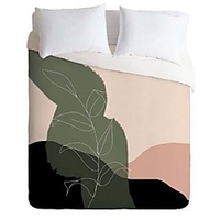 3-Piece Duvet Cover Set Hotel Bedding Sets Comforter Cover with Soft Lightweight Microfiber Include 1 Duvet Cover 2 Pillowcases for Double/Queen/King(1 Pillowcase for Twin/Single) miniinthebox