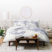 3-Piece Duvet Cover Set Hotel Bedding Sets Comforter Cover with Soft Lightweight Microfiber Include 1 Duvet Cover 2 Pillowcases for Double/Queen/King(1 Pillowcase for Twin/Single) miniinthebox