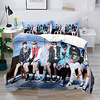 3-Piece Duvet Cover Set Hotel Bedding Sets Comforter Cover with Soft Lightweight Thicken Fabric Include 1 Duvet Cover 2 Pillowcases for Double/Queen/King(1 Pillowcase for Twin/Single) miniinthebox