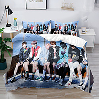 3-Piece Duvet Cover Set Hotel Bedding Sets Comforter Cover with Soft Lightweight Thicken Fabric Include 1 Duvet Cover 2 Pillowcases for Double/Queen/King(1 Pillowcase for Twin/Single) miniinthebox