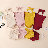 3 Pieces Baby Girls