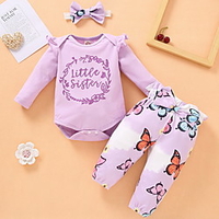 3 Pieces Baby Girls