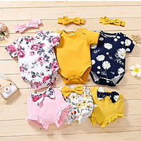 3 Pieces Baby Girls