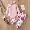 3 Pieces Baby Girls