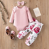 3 Pieces Baby Girls