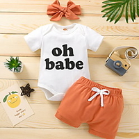 3 Pieces Baby Girls