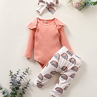 3 Pieces Baby Girls
