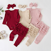 3 Pieces Baby Girls
