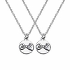 3 pinky promise necklace pinky swear best friends gift sisters necklaces friendship jewelry (2 pinky necklace)