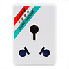 3 Plug UK To International Standard Travel Adapter(13A-1500W)