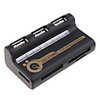 3 Port USB 2.0 Hub 4-in-1 Card Reader