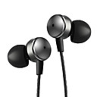 3 Wired In-ear Earphone 3.5mm Audio Jack Stereo Dual Drivers with Microphone with Volume Control InLine Control for Sport Fitness