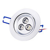3 x 1W LED Ceiling White Light