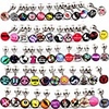 30-50pcs tongue ring logo barbell 14 gauge body piercing jewelry lot (mix logo 100pcs)